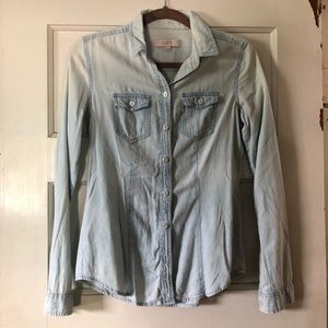 Denim Button-Down Shirt